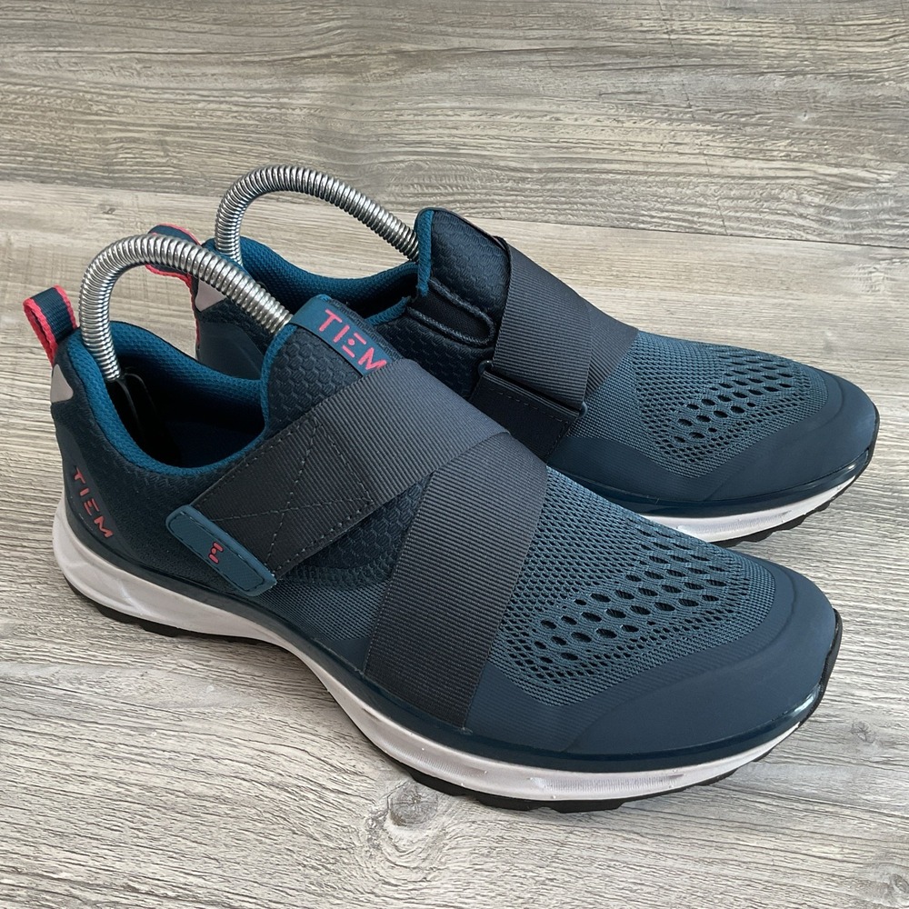 TIEM Slipstream Cycling Shoes Sneakers Women's 8 Midnight Navy Breathable Mesh